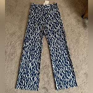ZARA STRAIGHT CUT PRINTED PANTS - SIZE XS - BRAND NEW WITH TAG
